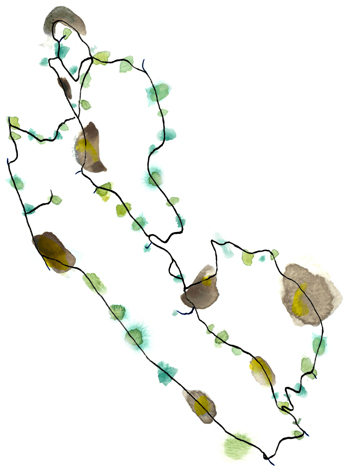 The map of Bergets berättelser